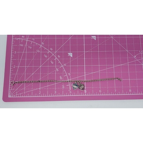 BETA SIGMA PHI SORORITY COLLECTOR'S CHARM BRACELET SILVER DATED HEART CHARMS NEW - Picture 12 of 12